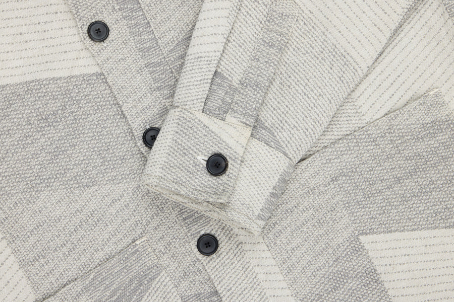 Shop Jacket ~ Ash Zig-Zag Jacquard