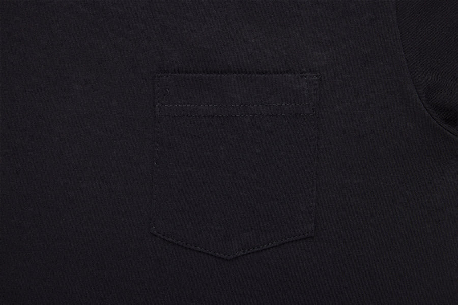 Heavyweight Pocket T-Shirt ~ Black (2 Pack)