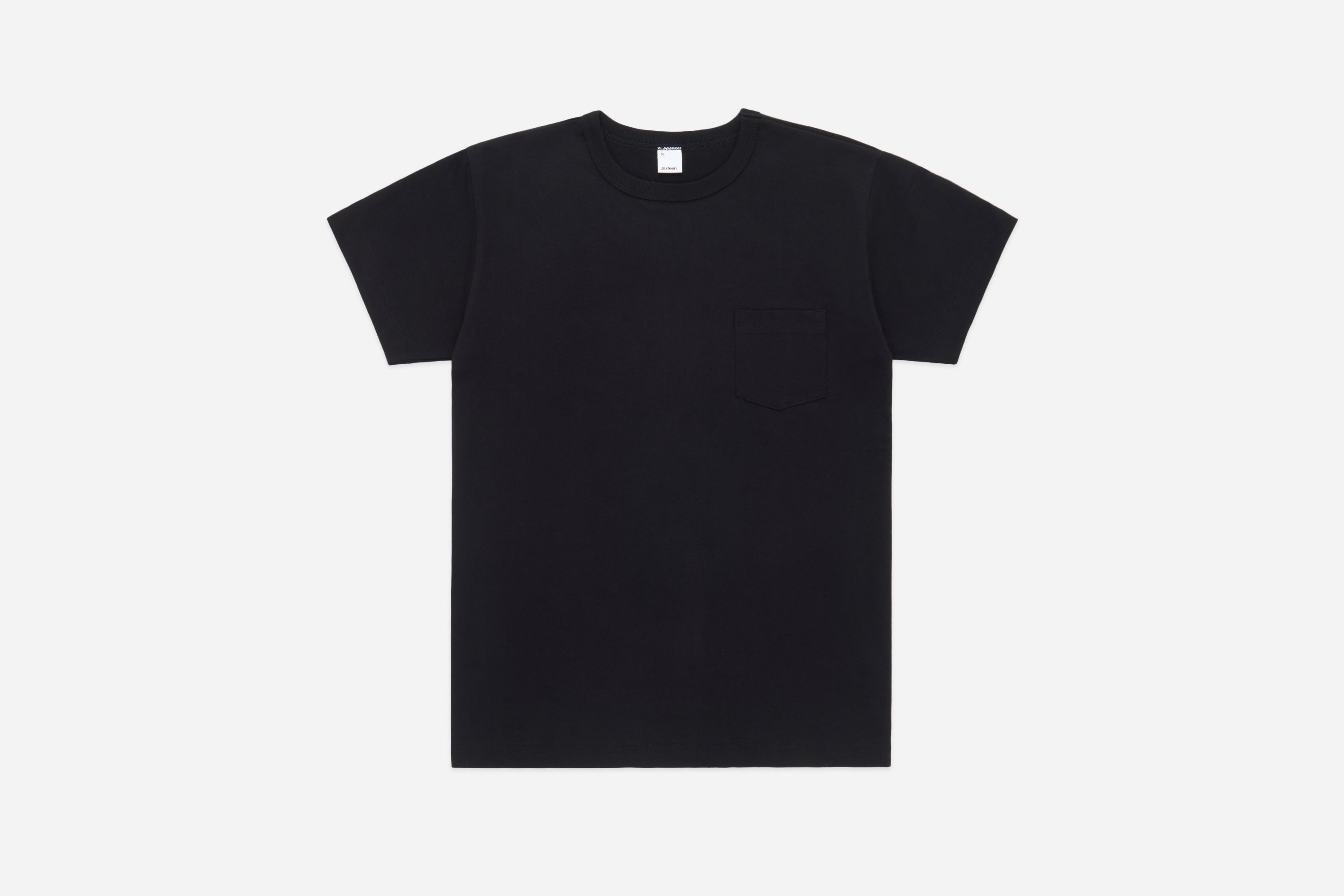Heavyweight Pocket T-Shirt ~ Black (2 Pack) – 3sixteen