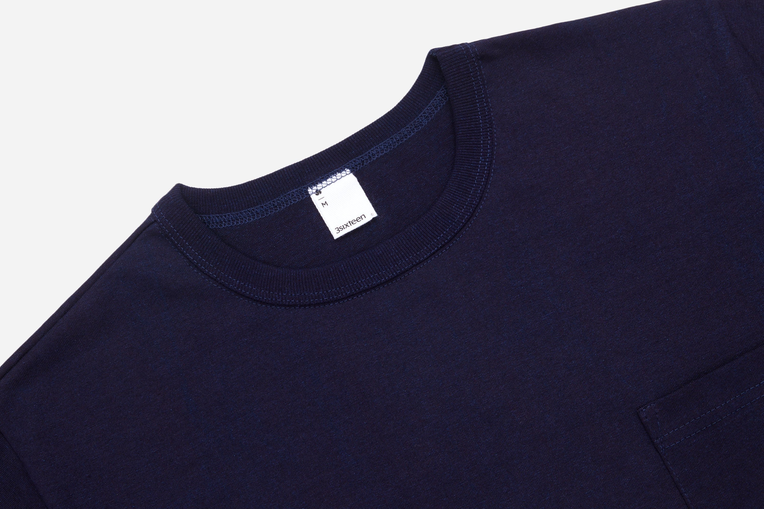 Heavyweight Pocket T-Shirt ~ Indigo (2 Pack) – 3sixteen