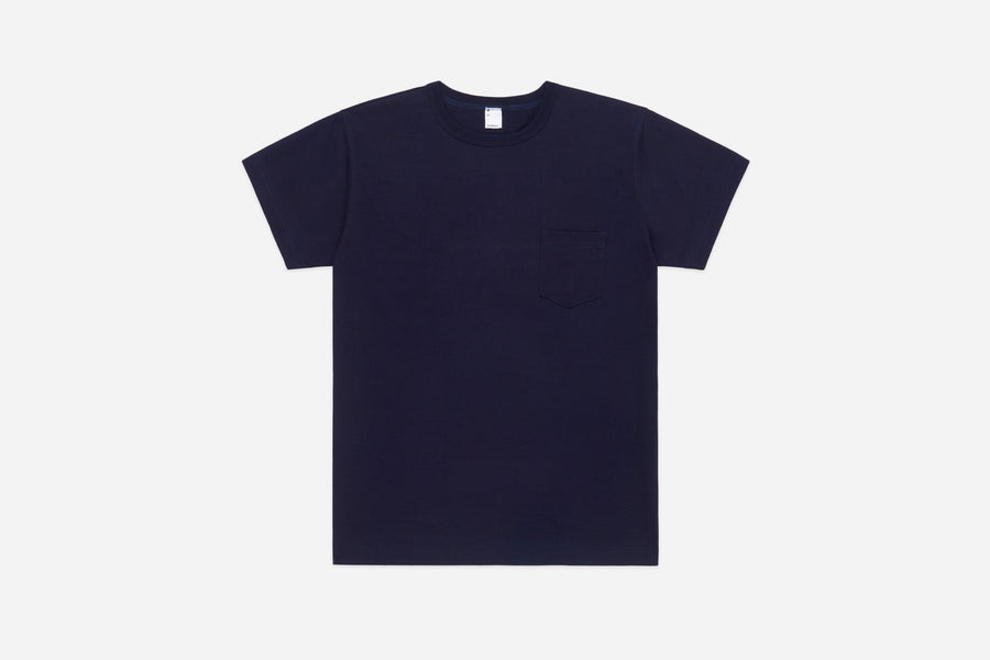 Heavyweight Pocket T-Shirt ~ Indigo (2 Pack)