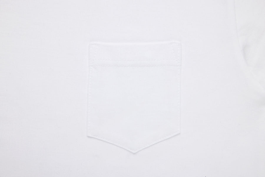 Heavyweight Pocket T-Shirt ~ White (2 Pack)