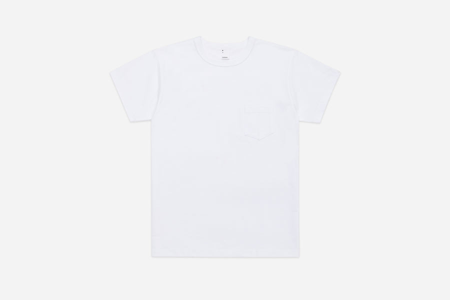 Heavyweight Pocket T-Shirt ~ White (2 Pack)