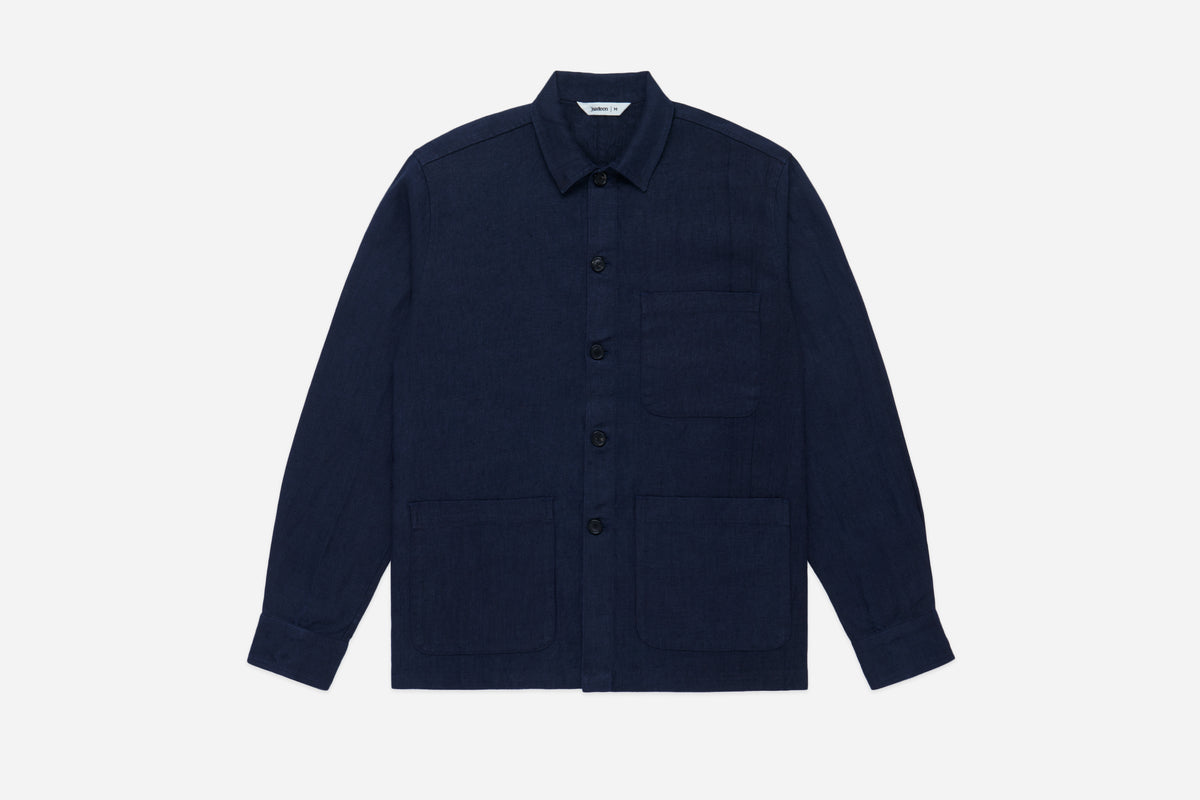 Shop Jacket ~ Navy Hemp – 3sixteen