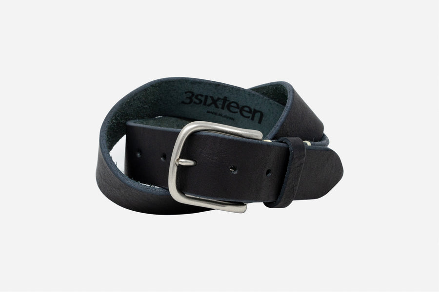 Tochigi Leather Belt - Black