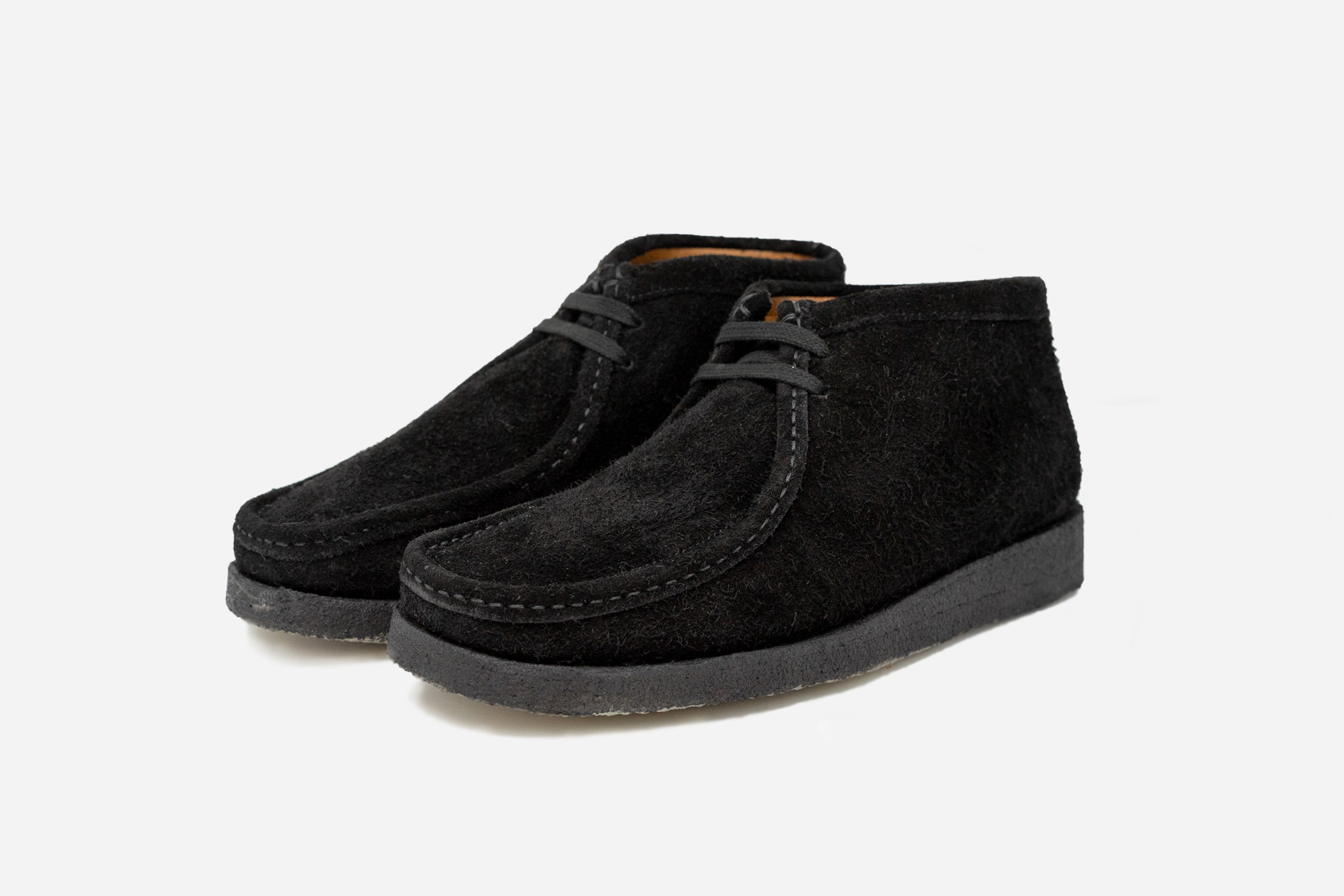 P404 Boot ~ Shaggy Black Suede – 3sixteen