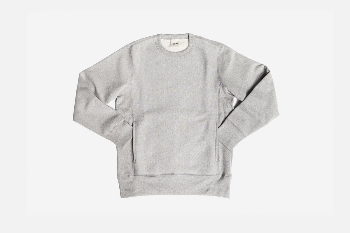 Heavyweight Crewneck ~ Grey – 3sixteen